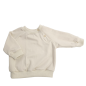 Preview: Sweatshirt mit Knopfleiste [ Babys ] Basic Natur